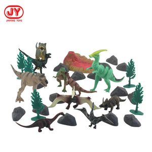 Bloki Symulacja Mini Dinozaur Garnitur Model Zabawki Dla Dzieci Wczesna Edukacja Piasek Umierzenie Poznawcze Poznawanie