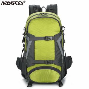 35L Nylon Wasserdichter Outdoor-Sport-Rucksack, weich, bequem, Klettern, Radfahren, Reiserucksack, atmungsaktiv, täglicher Straßenrucksack Q0721