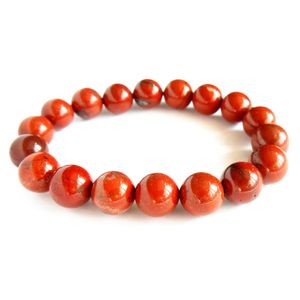 MG1182 novo design 10 mm vermelho jasper pulseira pedras preciosas pulseira de p braceletes de cura para homens yoga pulseira de cristal mala