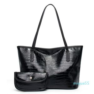 borsa composita borsa a tracolla borsa nuova borsa di design moda di alta qualità Modello coccodrillo Combo due in uno