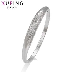 Xuping Mode Bangle Ny Ankomst Charm Design Rhodium Färgpläterad Högkvalitativ smycken för kvinnor Present 51321 Q0719