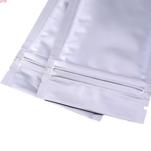 Variedade de tamanhos 8.5x14cm (3.25x5.5In) 100 pcs calor liso liso fechado zip bolsa bolsa de malas barreira folha de alumínio ziplock bagsgoods