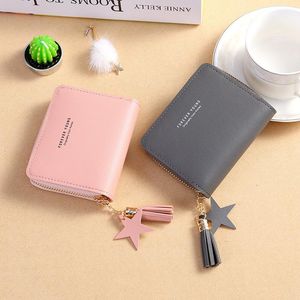 Wallets Fashion Women's Wallet Short For Women 2021 Coin Purse Zipper Clutch Ladies Card Holder Luxury Small Bag