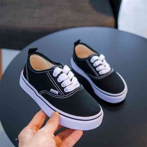 Kids Classic Casual Canvas Baby Boys Non-slip Rubber Sole Basketball Girls Children's Shoes 210329