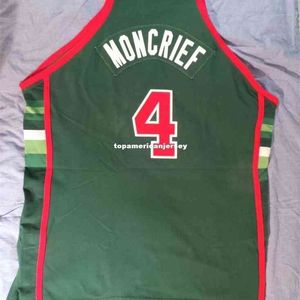 M&N Mitchell Ness Top #4 Sidney Moncrief Sewn jersey RARE Mens Vest Size XS-6XL Stitched basketball Jerseys Ncaa on Sale