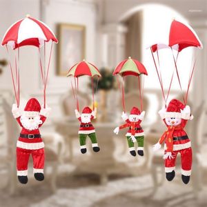 Wholesale outdoor snowman decorations for sale - Group buy Red Christmas Tree Decor For Yard Indoor Outdoor Snowman Santa Claus Airborne Parachute Xmas Decoration Ornaments Supplies1