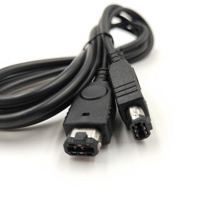 1.2m Dois 2 jogadores Link conectar o fio do cabo do cabo para Nintendo Gameboy Advance GBA SP Linha de conexão de dados do console