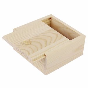 Naturalne pudełka do przechowywania drewna na biżuterię cukierki Trwałe Handmade Soap Case Contener z pokrywką