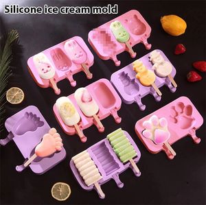 Strumenti per stampi per gelati in silicone Macchina per gelatina a forma di animale Strumento per integratori alimentari fai-da-te Bastone per ghiaccioli per l'estate