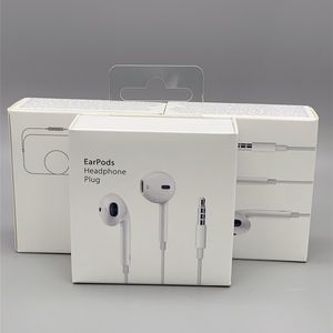 Per Apple AAA + Auricolari di qualità per iPhone 6 5 Cuffie da cuffie da 3,5 mm Auricolare cablato Auricolare auricolare auricolare microfono auricolare