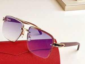 luxe personnalisé jambes en bois grandes lunettes de soleil hommes femmes lunettes super léger style d'affaires qualité supérieure multi couleur avec boîte d'origine lunettes de soleil carfia