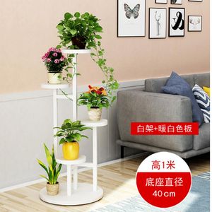 Hooks Rails Bedroom Apartment Flower Stand Decoration El Lobby Multi-Layer Pot Indoor Balcony Floor Plant NJ70707