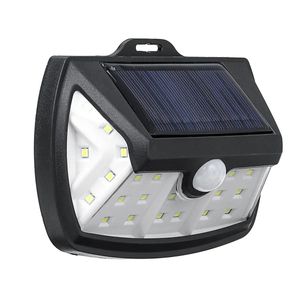 28 / 42LED à prova d'água LED Solar Wall Light Outdoor Pir Motion Sensor Lamp - 28