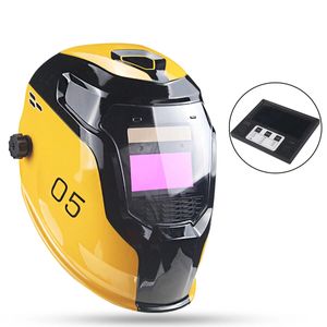 DIN4/9-13 Solar Power Automactic Darkening Welding Helmet Variable Light Cap