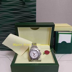 8 Styl Real Zdjęcie z oryginalnym pudełkiem Męskie Zegarki Męskie K Biały Złoty Platinum Bezel mm Chronograf Bez pracy Asia Automatic Watch