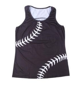 wholesale baseball stitching and softball top tanks, sizes from S ,M ,L ,XL in stock