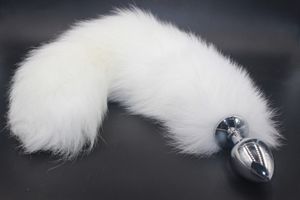 Aço inoxidável raposa cauda butt plugue próstata massageador enema anal plug brinquedos sexuais para mulheres anal sexo brinquedos jogos adultos produtos sexuais