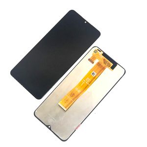 Wyświetlacz LCD Panele do Samsung Galaxy A02 SM-A022F Brak części zamiennych ramek Czarny