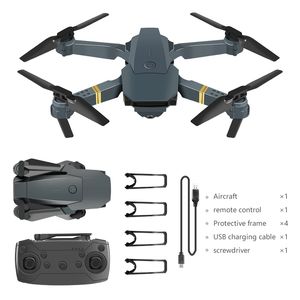 E58 HD 4K Camera Mini Drones WiFi FPV مع زاوية عريضة ، قم بمسلك ذراع قابلة للطي RC Quadcopter Mode Mode Mode Dron