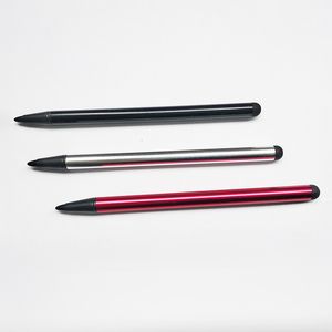 2 i 1 kapacitiv resistiv penna pekskärm stylus penna för Samsung Tablet Cell Phone PC