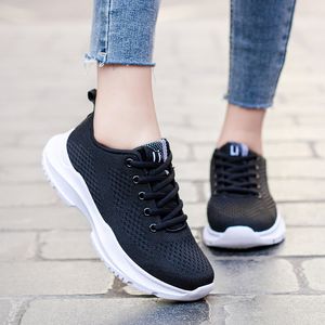 Authentic Fly womens running shoes lightweight casual black white pink mesh ladies women sports sneakers trainers outdoor jogging walking size 36-40