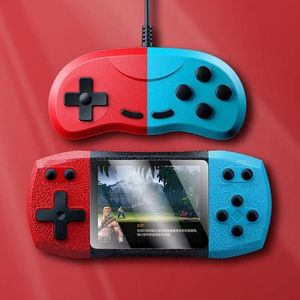 F1 Handheld Red-Blue 8 Bit Classic Retro Game Console Support AV Output TV Video Doubles Spelare för FC Arcade 620 Games Box 0052