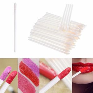 white blue Retail Package Colorful Lip Brush Wands Disposable Lipstick Brushes Makeup Tool Cosmetic Applicator Private Label