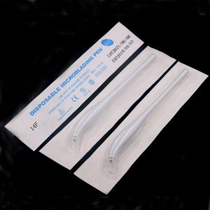 Tattoo Guns Kits Wholesale 10pcs Sterilized Disposable Microblading Pen Manual Eyebrow Tebori Hand Tools For Sale