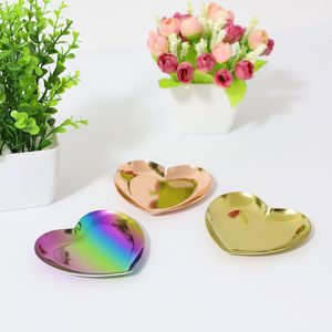 Heart Shape Mini Portable Herb Grinder Smoking Pipe Handroller Plate Rolling Storage Tray Innovative Design Machine Tool LYX66