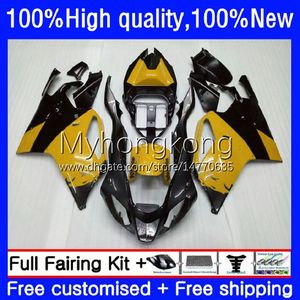 시체 For Aprilia RSV 1000 R 1000R RSV1000R RV60 MILLE 03-06 BODYWORK 9NO.154 RSV1000RR RSV1000 03 04 2005 2006 RSV-1000 블랙 옐로우 r RR 2003 2004 05 06 OEM 페어링 키트