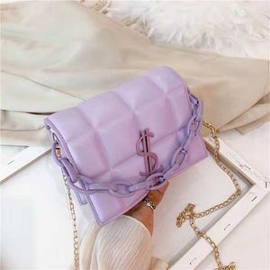 HBP nuova borsa a tracolla moda donna di alta qualità classica catena di plastica in pelle 154563