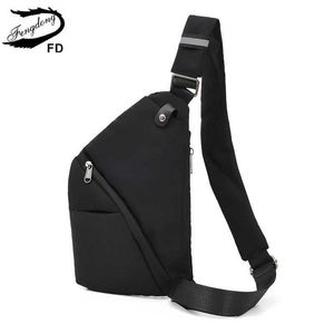 Fengdong Pequeno Anti-Theft Crossbody Bags Unisex Travel Messenger Bags Mini Backbag Sling Bag Pack Ultrathin Travel Bag 210708