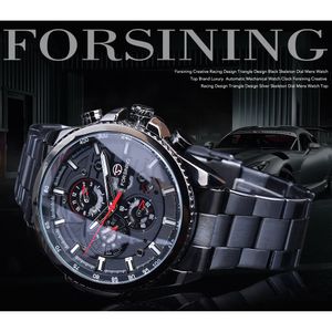 Drei Zifferblatt Kalender Edelstahl Männer Mechanische Automatische Armbanduhren für männer Top Marke Luxus Military Sport Männliche Uhr