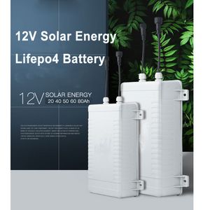 Pacco batteria al litio Lifepo4 a energia solare 12v con BMS per 20Ah/40Ah/50Ah/60Ah/80Ah