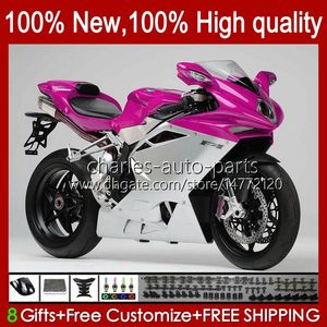 Fairings Kit For MV Agusta F4 R312 750S 312R 750R 1000R 05 06 Bodywork 35No.43 MA MV F4 750 1000 R CC S 1000CC 05-06 Cowling 312 1078 S 2005 2006 Rose silvery Full Body