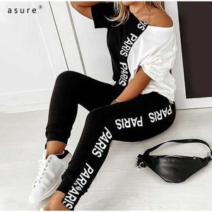 Two Piece Set Women Sexy Outfit Summer Tracksuit Female Clothing Crop Tops Pants Office Suits Sportswear Vendors 9578 210712