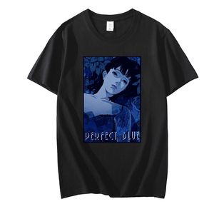 T-shirt T-shirt Harajuku Harajuku Harajuku Homme Perfect Blue Satoshi Kon Anime 1997 Super t-shirt T-shirt T-shirt O-Chilk Dessin animé Design Tshirt 220224