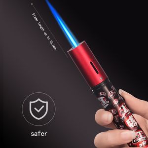 New Torch Cigar Gun Lighter Windproof Kitchen Butane Gas Lighter Refill Cylinder Honest BBQ Jewelry Welding Lighters Gift