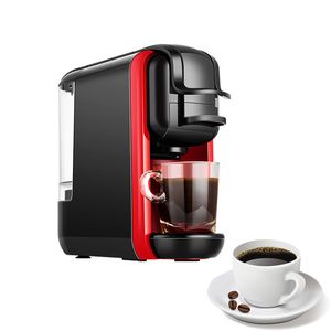 Small Household Italian Coffee Machine 19 Bar 3 in 1 Multiple Capsule Coffee Maker, Compatible with Coffee Powder /Capsule