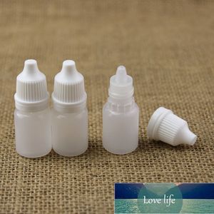 80/Lot Wholesale 5ML Empty Plastic Squeezable Dropper Bottle Eye Liquid Dropper Pot White Lid Mini Container 5g