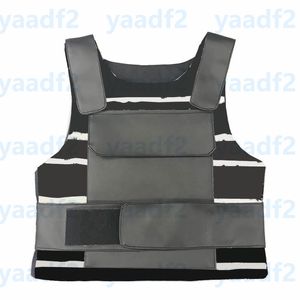 Trendige Weste mit Buchstaben-Blumen-Aufdruck, neuestes Outdoor-Hip-Hop-Tank-Top für Damen und Herren, Vintage-Leder, verstellbare taktische Westen