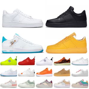 Off White Nike Air Force One AirForce Faible Blanc Noir Femmes Hommes Chaussures Hare Space Jam University Or LX UV Réactive Shadow Trainers Utility Dunk Sneakers