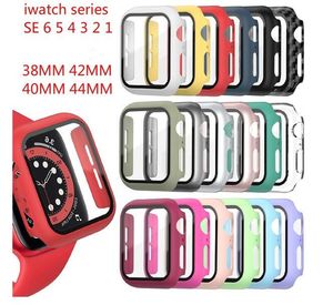 Wholesale screen protector for apple watch 38mm for sale - Group buy Suitable for Apple watch case PC Watch Cases For Apple Smartwatch mm mm mm mm with Tempered Glass Screen Protector Full Coverage
