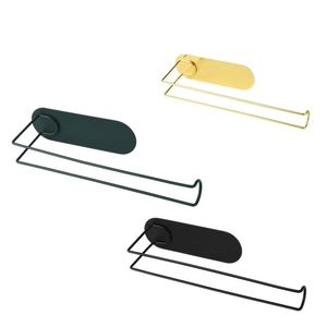 Toilet Paper Holders Nordic Iron Towel Holder Wall Mounted Storage Rack Home Organizer Shelf Kitchen Tool