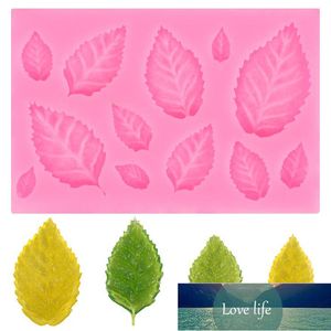 1PC Rose Leaf Silicone Mold Leaves Cupcake Topper Fondant Molds DIY Cake Decorating Tools Candy Clay Chocolate Gumpaste Mould Factory price expert design Quality