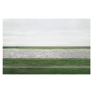 Andreas Gursky Rhein II photography Malowanie Plakat Print Home Decor Oprawione lub Unframed Fotopaper Materiał