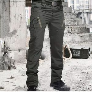 Mens Tactical Pants Multiple Pocket Elasticity Military Outdoor Quick Dry Tacitcal Trousers Men Slim Fat Cargo Pant 5XL xxl 5xl
