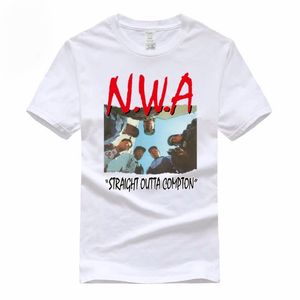NWA Straight Outta Compton Euro Storlek 100% Bomull T-shirt Sommar Casual O-Neck Tshirt för män och kvinnor GMT300003 210726