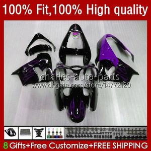 Fairings de OEM para Kawasaki Ninja ZX900 900cc ZX-9R Body Kit PurpleLames 25No.99 ZX9 9 R ZX 9R 900 CC 1998-2003 ZX-900 2000 2001 2002 2003 ZX9R 00 01 02 03 Bodywork de injeção