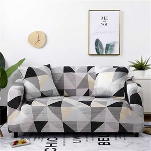 Elastic Sofa Covers for Living Room Sectional Chair Couch Cover Stretch Slipcovers Home Decor 1/2/3/4-seater Funda 211116